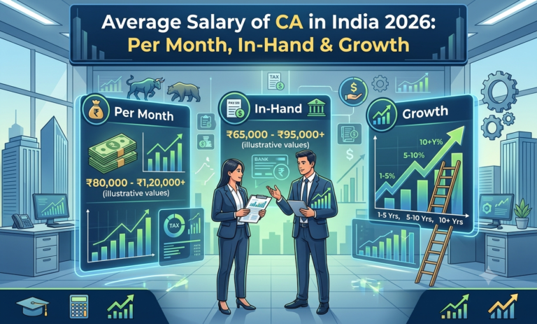 average salary of ca in india