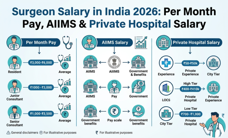 surgeon salary in india