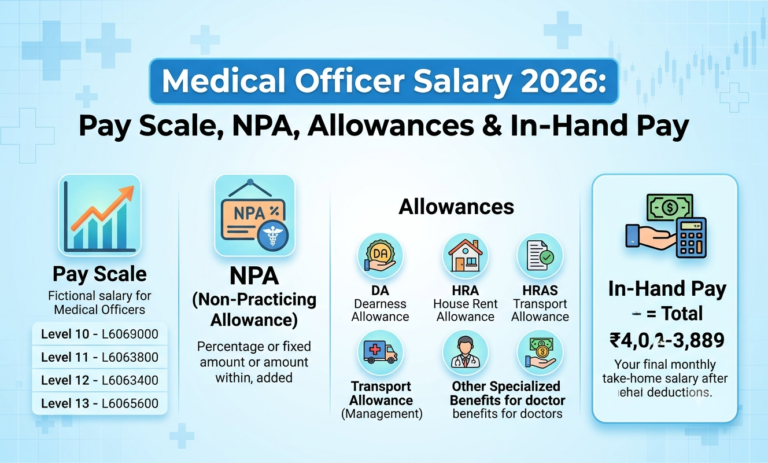 medical officer salary