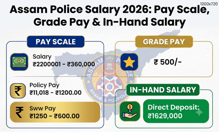 Assam Police Salary 2026: Pay Scale, Grade Pay & In-Hand Salary assam police salary